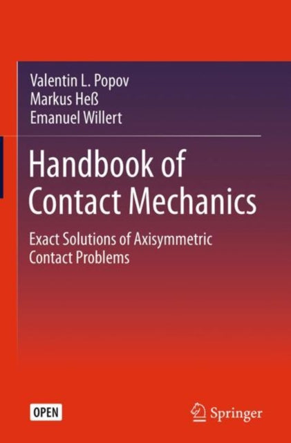 Book cover of: Handbook of Contact Mechanics. By: Valentin L. Popov