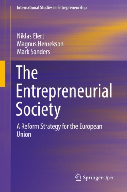 Book cover of: Entrepreneurial Society. By: Niklas Elert