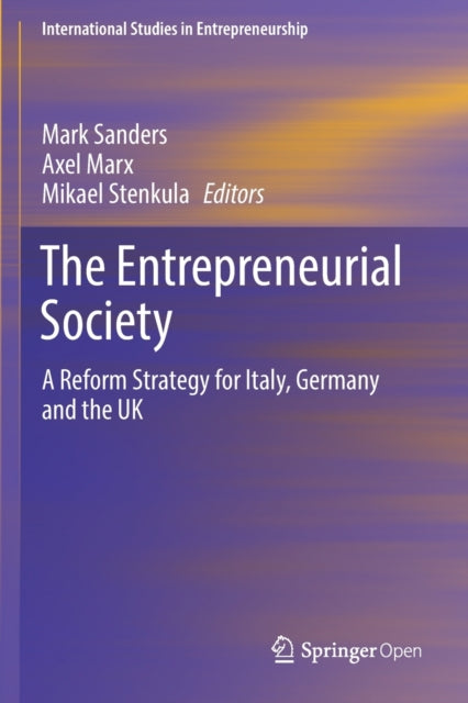 Book cover of: Entrepreneurial Society. By: Mark Sanders