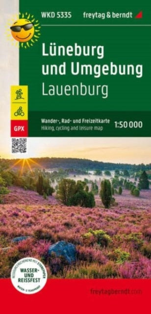 Book cover of: Luneburg and surroundings, hiking, cycling and leisure map 1:50,000, freytag & berndt, WKD 5335