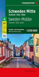 Book cover of: Sweden Middle Road and Leisure Map