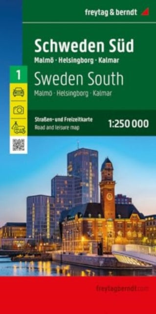 Book cover of: Sweden South Road and Leisure Map