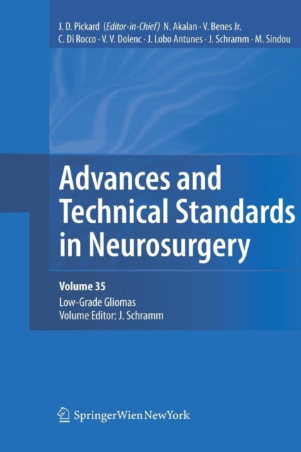 Book cover of: Advances and Technical Standards in Neurosurgery, Vol. 35. By: John D. Pickard