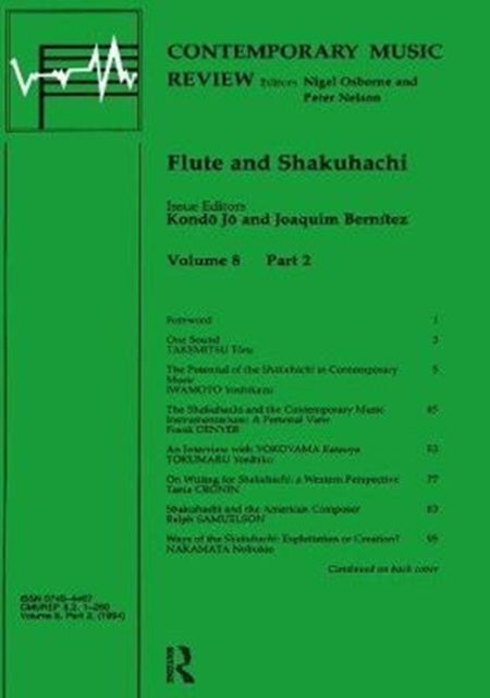 Book cover of: Flute and Shakuhachi. By: Jo Kondo