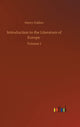 Book cover of: Introduction to the Literature of Europe
