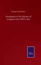 Book cover of: Abridgment of the Debates of Congress, from 1789 to 1856