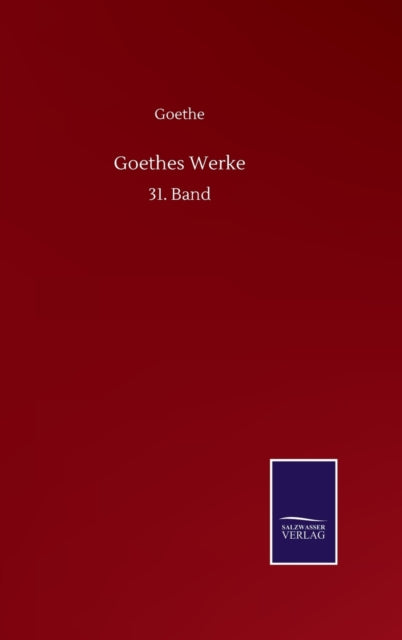 Book cover of: Goethes Werke