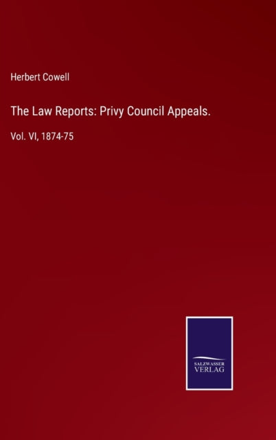 Book cover of: Law Reports