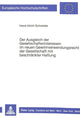Book cover of: Der Ausgleich der Gesellschafterinteressen im neuen Gewinnverwendungsrecht der Gesellschaft mit beschraenkter Haftung