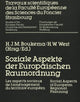 Book cover of: Soziale Aspekte der Europaeischen Raumordnung