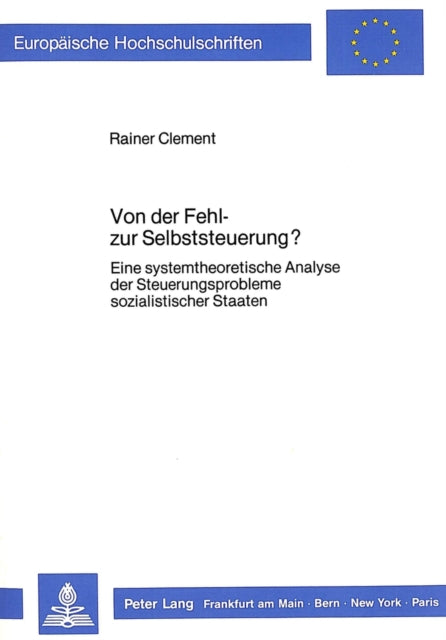 Book cover of: Von der Fehl- zur Selbststeuerung?