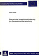 Book cover of: Steuerliche Investitionsfoerderung zur Rezessionsueberwindung