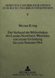 Book cover of: Der Verband der Bibliotheken des Landes Nordrhein-Westfalen von seiner Gruendung bis zum Sommer 1964