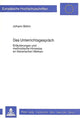 Book cover of: Das Unterrichtsgespraech