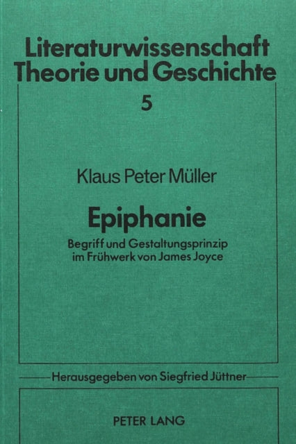 Book cover of: Epiphanie