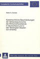 Book cover of: Kartellrechtliche Beschraenkungen der Verbandsautonomie der wirtschaftsverbaende in Deutschland und in den Vereinigten Staaten von Amerika