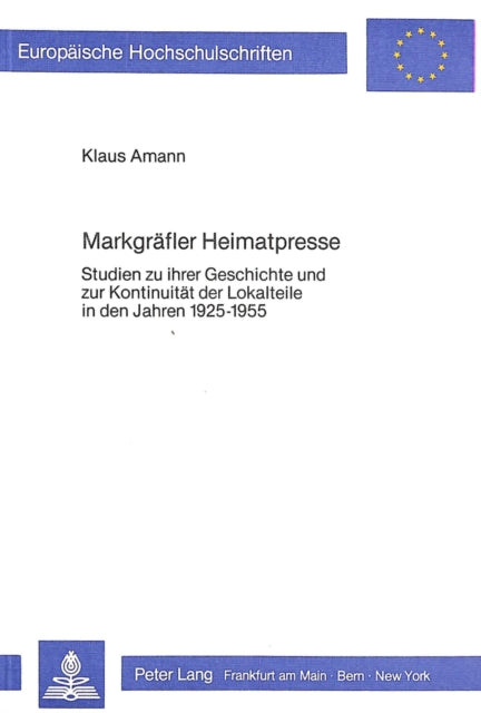 Book cover of: Markgraefler Heimatpresse