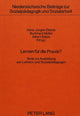 Book cover of: Lernen fuer die Praxis?