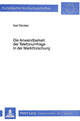 Book cover of: Die Anwendbarkeit der Telefonumfrage in der Marktforschung