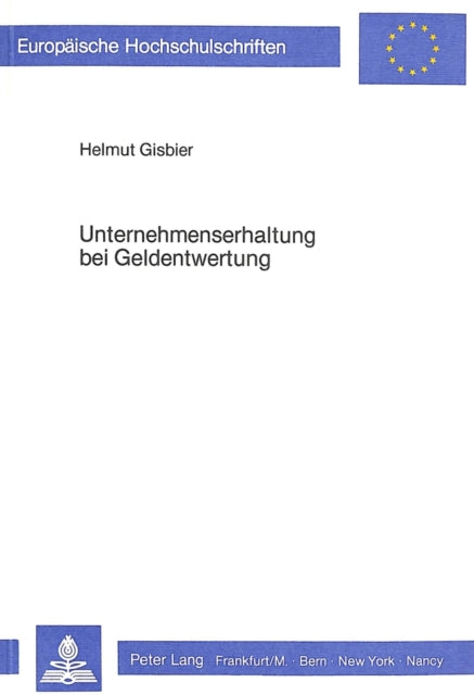 Book cover of: Unternehmenserhaltung bei Geldentwertung