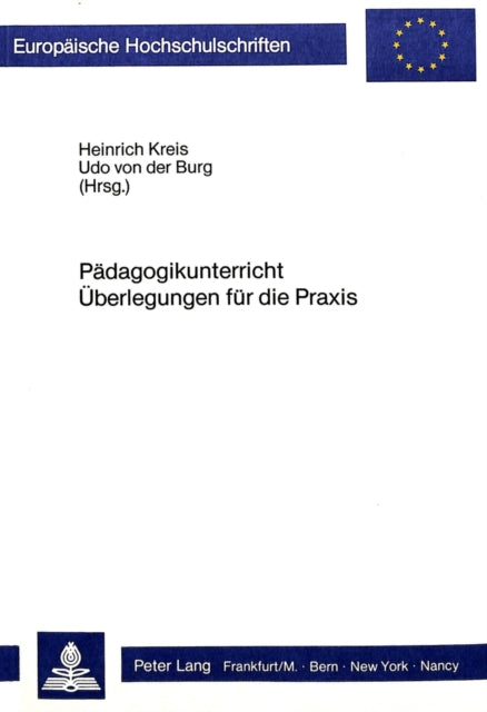 Book cover of: Paedagogikunterricht- Ueberlegungen fuer die Praxis