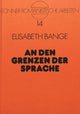 Book cover of: Grenzen der Sprache