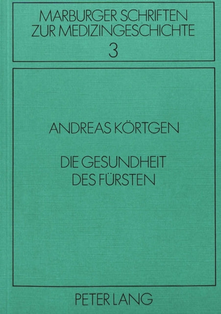 Book cover of: Die Gesundheit des Fuersten