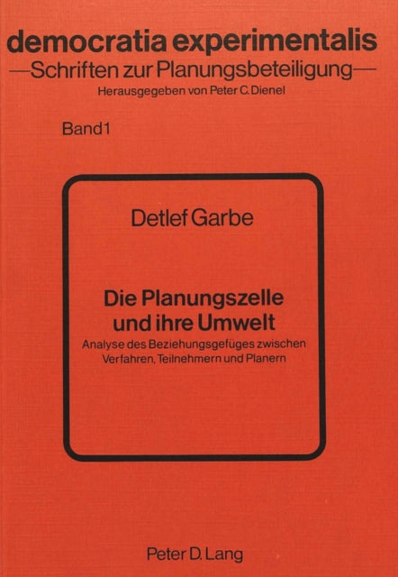 Book cover of: Die Planungszelle und ihre Umwelt