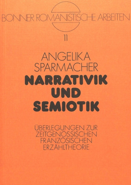 Book cover of: Narrativik und Semiotik