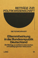 Book cover of: Elternmitwirkung in der Bundesrepublik Deutschland