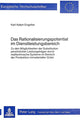 Book cover of: Das Rationalisierungspotential im Dienstleistungsbereich