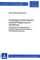 Book cover of: Amtstraeger im Grenzbereich zwischen Regierung und Verwaltung