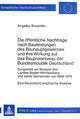 Book cover of: Die oeffentliche Nachfrage nach Bauleistungen des Bauhauptgewerbes und ihre Wirkung auf das Baupreisniveau der Bundesrepublik Deutschland