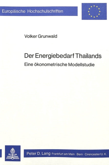 Book cover of: Der Energiebedarf Thailands