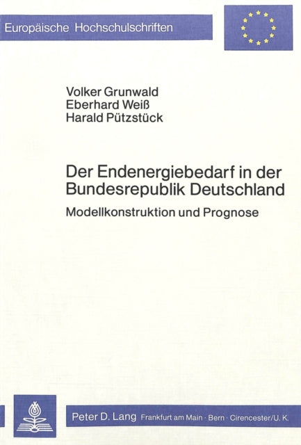 Book cover of: Der Endenergiebedarf in der Bundesrepublik Deutschland