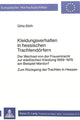 Book cover of: Kleidungsverhalten in hessischen Trachtendoerfern
