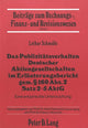 Book cover of: Das Publizitaetsverhalten deutscher Aktiengesellschaften im Erlaeuterungsbericht gem.  160 Abs. 2 Satz 2-5 AktG