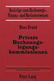 Book cover of: Private Rechnungslegungskommissionen
