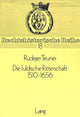 Book cover of: Die fuldische Ritterschaft 1510-1656