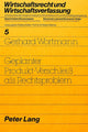 Book cover of: Geplanter Produkt-Verschleiss ALS Rechtsproblem