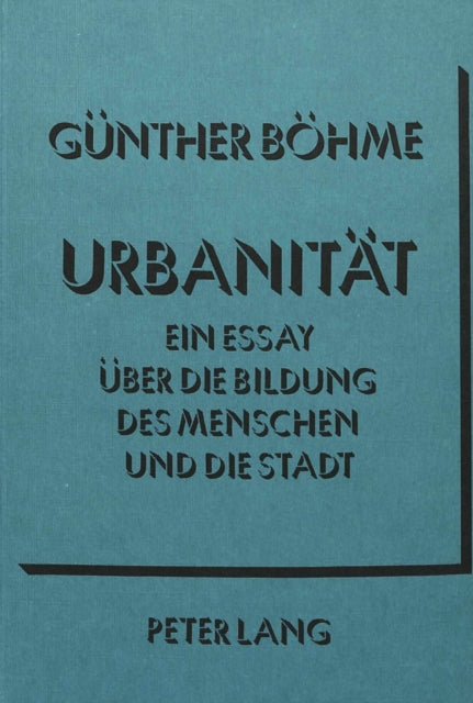 Book cover of: Urbanitaet