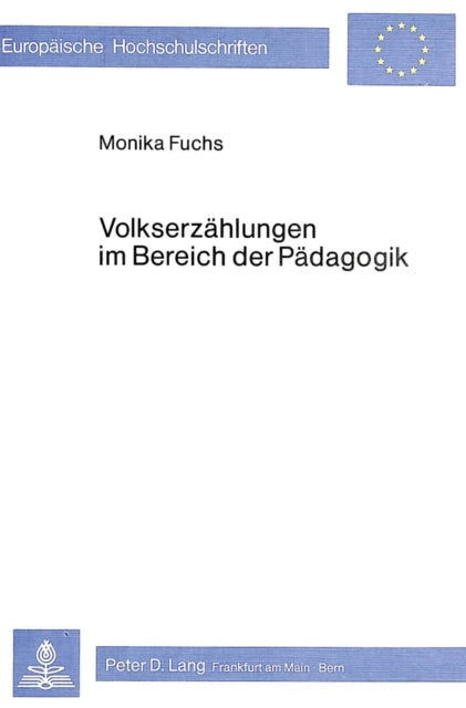 Book cover of: Volkserzaehlungen im Bereich der Paedagogik