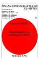 Book cover of: Staatsausgaben und crowding-out-Effekte