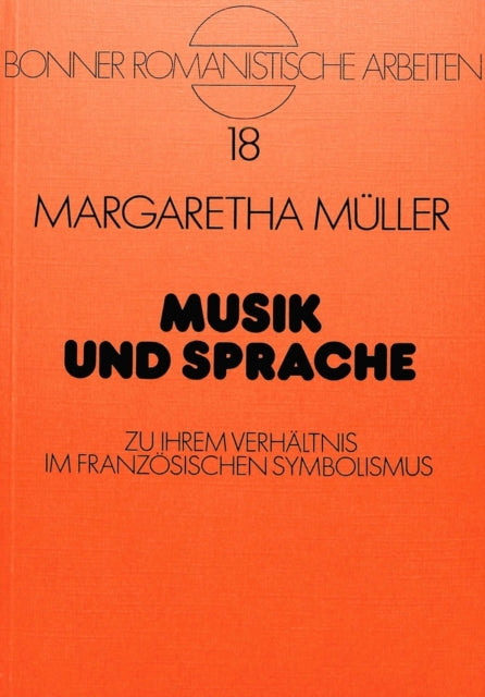 Book cover of: Musik und Sprache