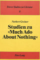 Book cover of: Studien zu «Much Ado About Nothing»