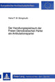 Book cover of: Der Handlungsspielraum der Freien Demokratischen Partei als Artikulationspartei