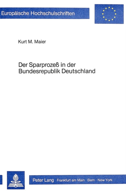 Book cover of: Der Sparprozess in der Bundesrepublik Deutschland