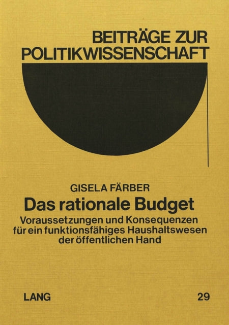 Book cover of: Das rationale Budget