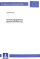 Book cover of: Erwartungsgeleitete Sprachverarbeitung