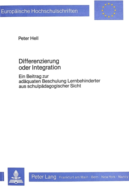 Book cover of: Differenzierung oder Integration
